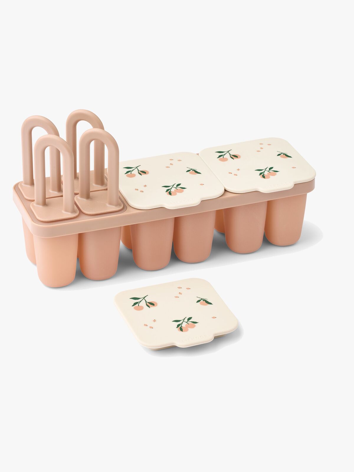 LIEWOOD Kaimen Mat- og Iskrembrett, Peach/Sea shell