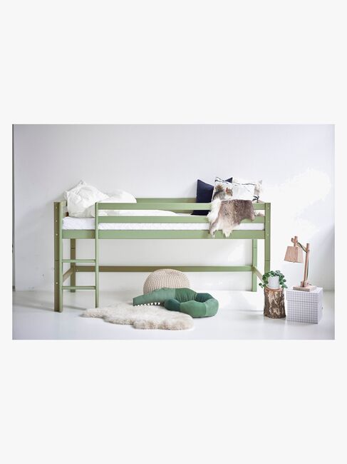 Hoppekids ECO Dream Halvhøy Loftseng 90x200, Pale Green