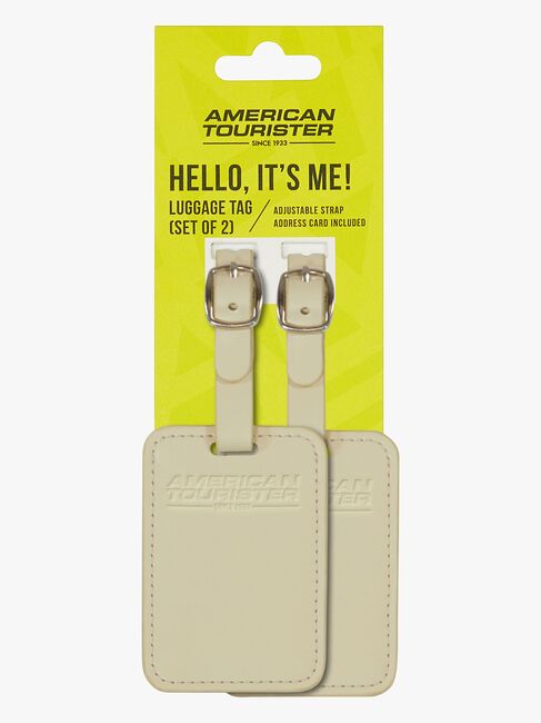 American Tourister Bagasjemerke 2-Pakk, Coconut Sand