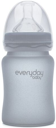 Everyday Baby Tåteflaske Glass 150 ml, Quiet Grey