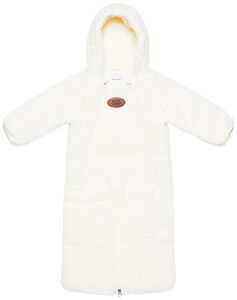 Petite Chérie Blanche 2-in-1 Babydress Pile, White