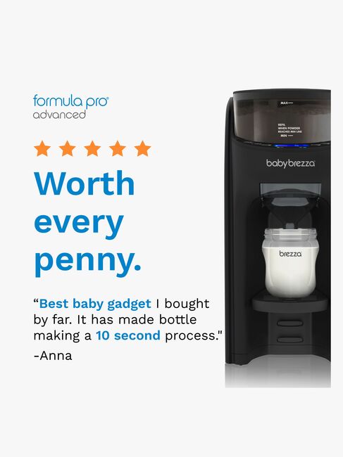 Baby Brezza Formula Pro Advanced Melkerstatnings- og Vellingmaskin, Black