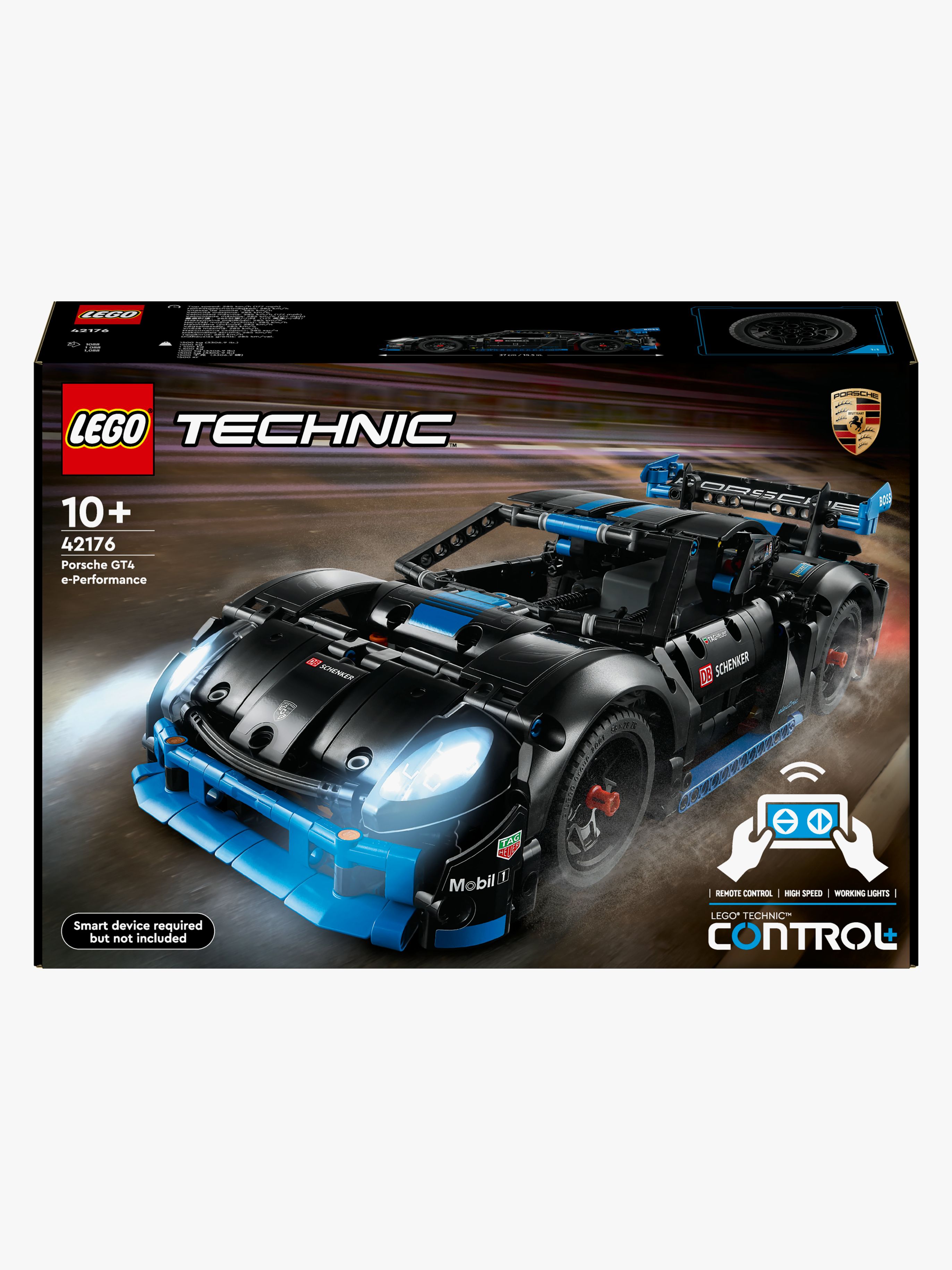 LEGO Technic 42176 Racerbilen Porsche GT4 e-Performance - Byggesett - Plast