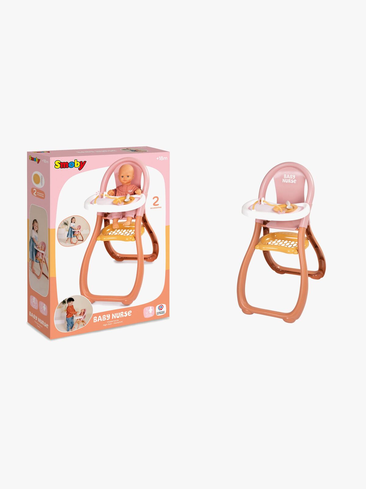 Smoby Baby Nurse Dukkematstol