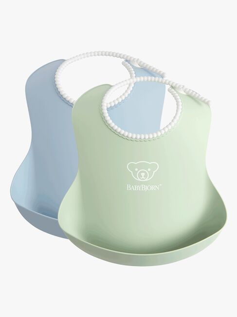 Babybjörn Smekker 2-pack, Blekgrønnn/Blekblå