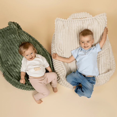 Meowbaby Churros Saccosekk Teddy, Olive Sage Green