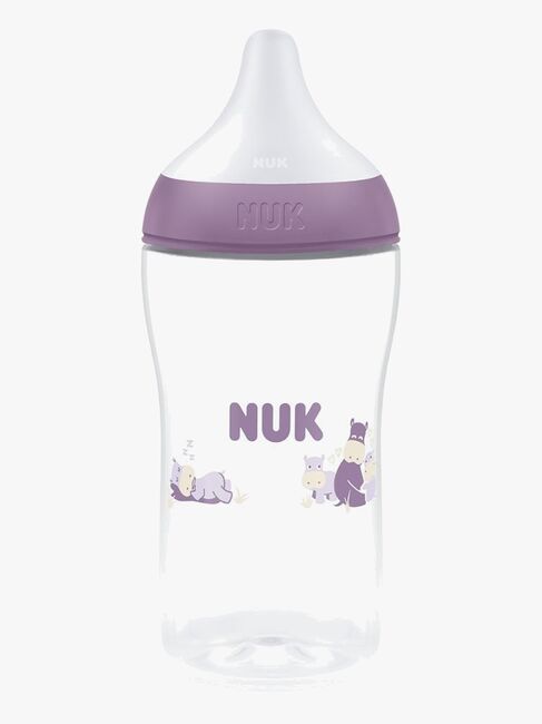 NUK Perfect Match Tåteflaske 260 ml, Hippo