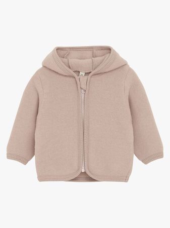 Huttelihut Ullfleecejakke Merinoull, Mahogany Rose