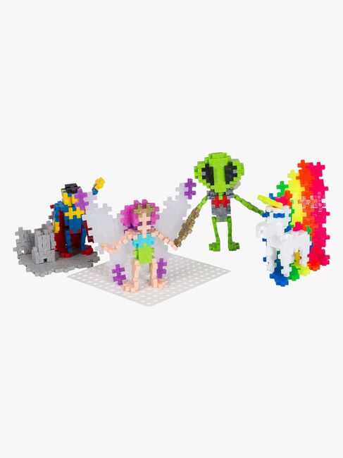 Plus-Plus Byggesett med Bunnplate & Tube Figurer 4x100 Deler