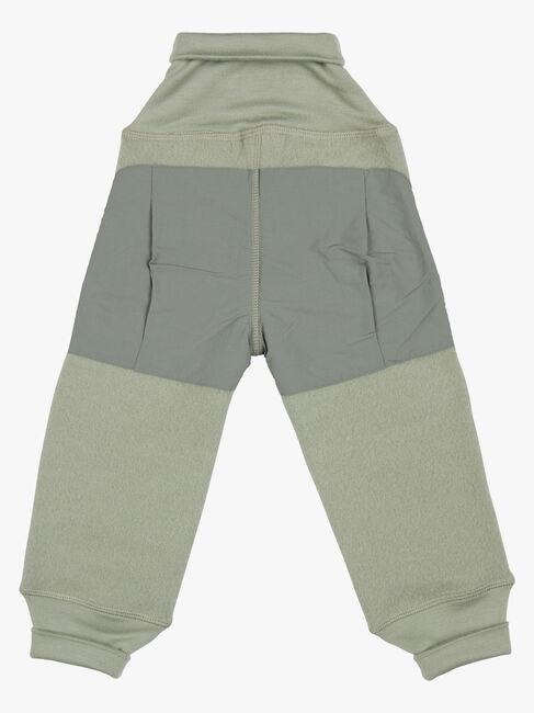 Voksi Fleecebukser Merinoull, Misty Green