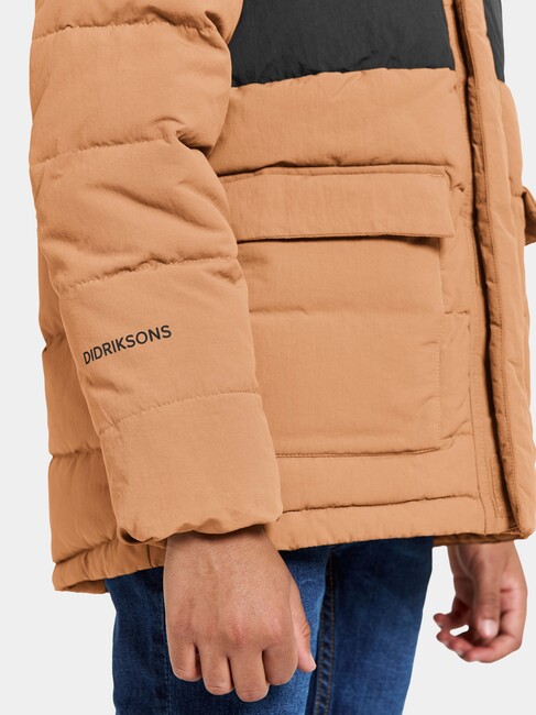 Didriksons Granite Puffjakke, Almond Brown