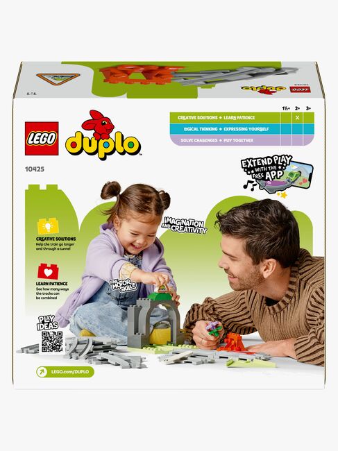 LEGO DUPLO Town 10425 Utvidelsessett med togtunnel og skinner