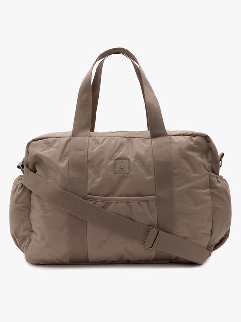 Jollein Embossed Lily Stelleveske, Milky Coffee