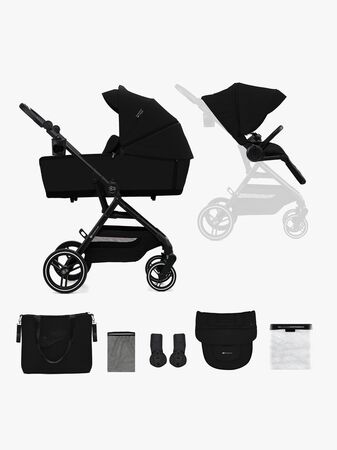 Kinderkraft YOXI 2-in-1 Duovogn, Pure Black