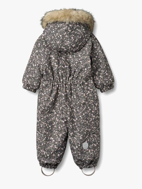 Wheat Nickie Babydress, Black Sea Open Flowers