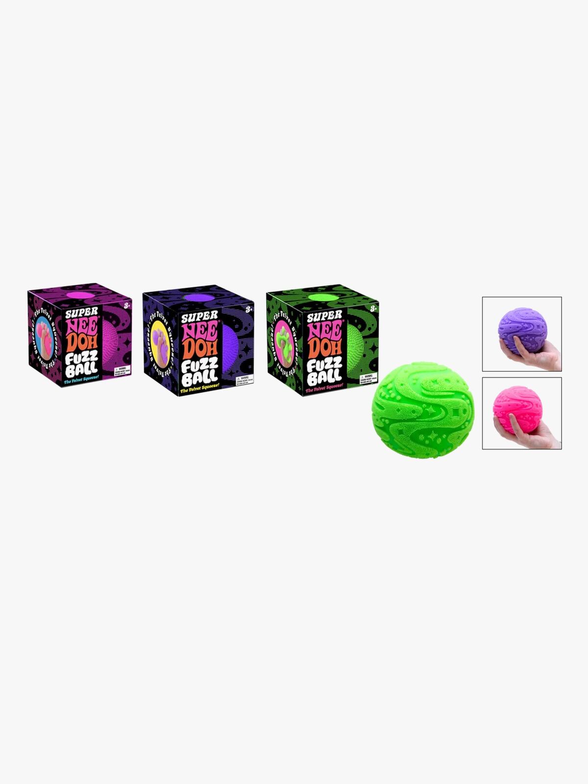 NeeDoh Stressball Super Fuzz Blandet