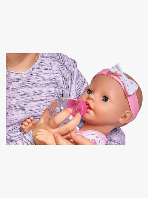 New Born Baby Dukke Jente med Tilbehør, Rosa