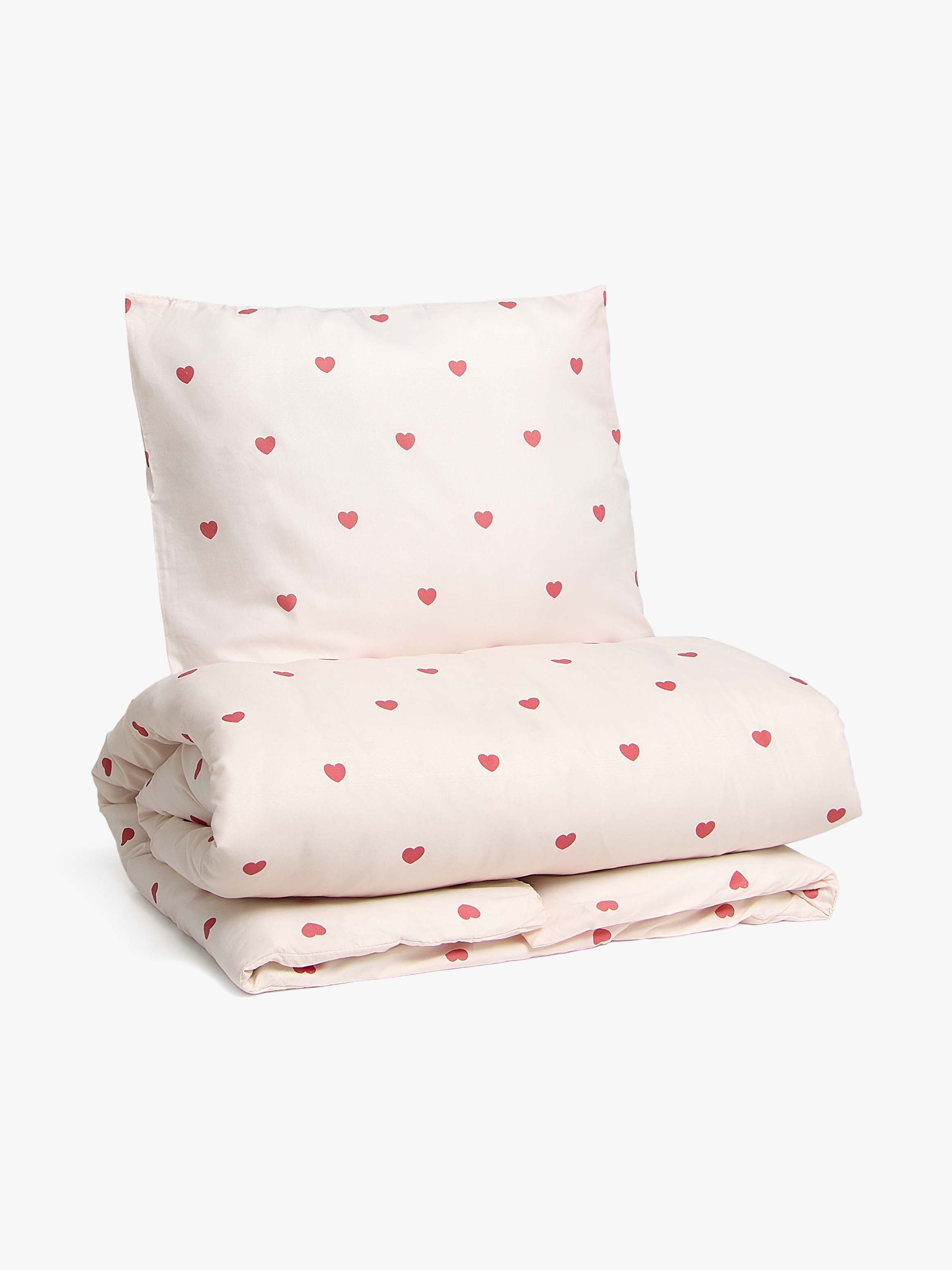 BrandMac Sengesett 140x200, Hearts - Sengesett - 100% Bomull