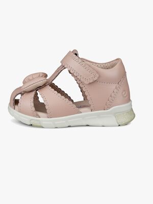 Ecco Mini Stride Sandaler, Rose Dust/Spray Metallic