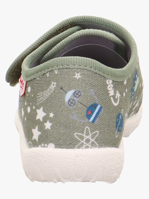 Superfit Spotty Tøfler, Light Green/Multicoloured