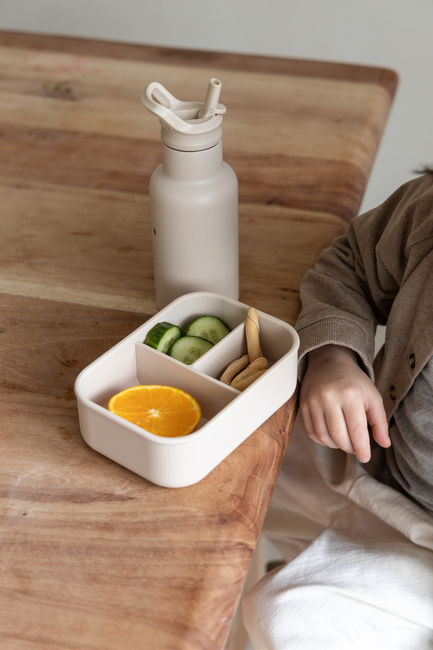 Kidzroom Silikon Matboks Beary Excited, Beige