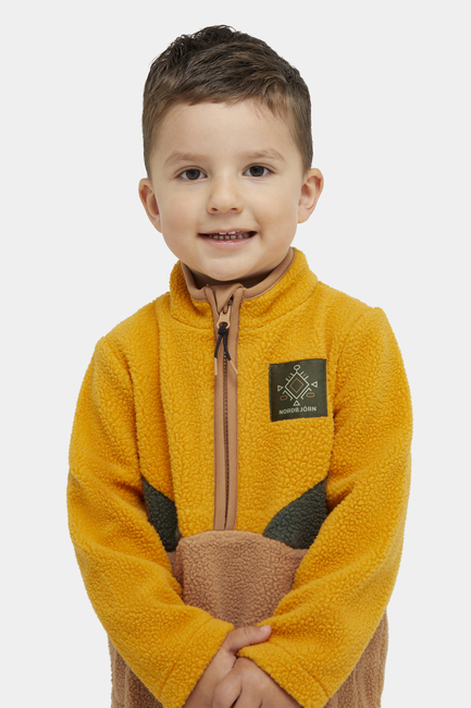 Nordbjörn Rydal Pilejakke, Inca gold/Deep Depths/Tobacco brown