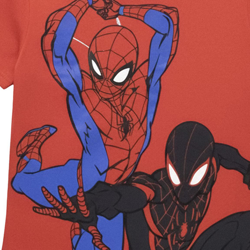 Marvel Spider-Man T-skjorte & Shorts Sett, Rød