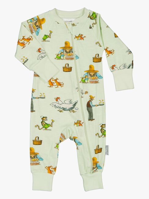 Geggamoja Pysjamas Gubben & Katten, Grønn