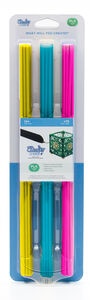 3Doodler Create+ PLA Tie Dye Stenger 75-Pack, Gul/blå/rosa