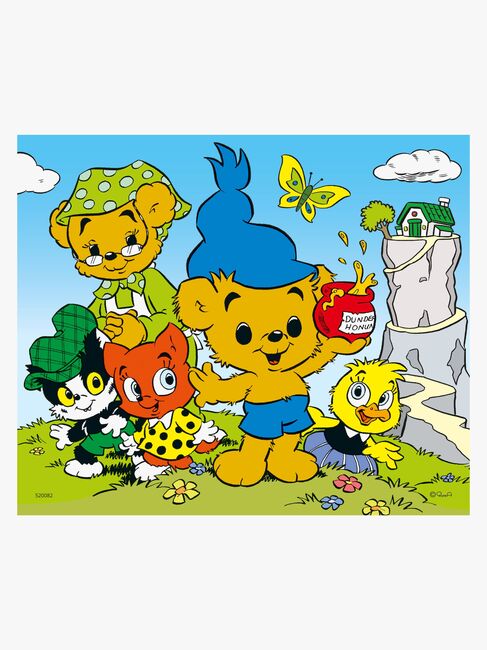 Egmont Kärnan Bamse Trepuslespill Da Bamse Var Liten 9 Brikker