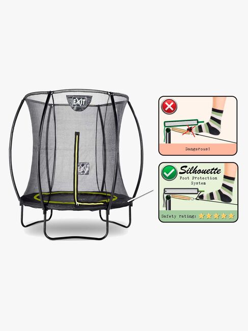 EXIT Silhouette Trampoline 183cm, Black