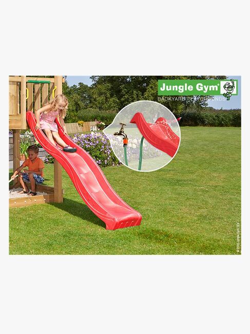 Jungle Gym Sklie 2,2 m, Rød