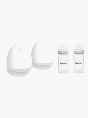 Beemoo CARE Wearable Elektrisk Brystpumpe Dobbel inkl. Brystmelkflaske 240 ml 2-pack