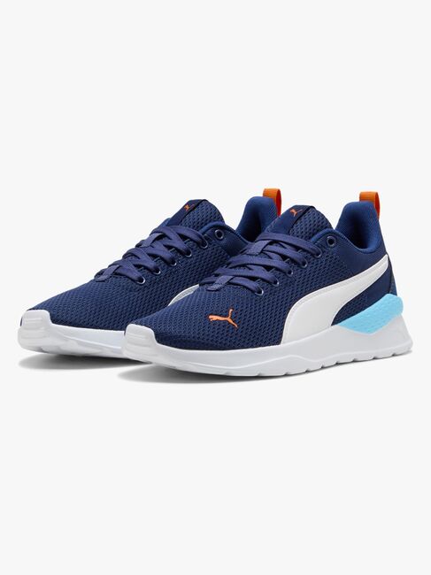 Puma Anzarun Lite Sneakers, Blue Jewel/Vermillion