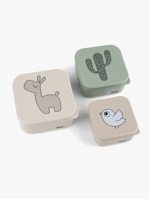 Done By Deer Lalee Matboks 3-pack, Sand Mix