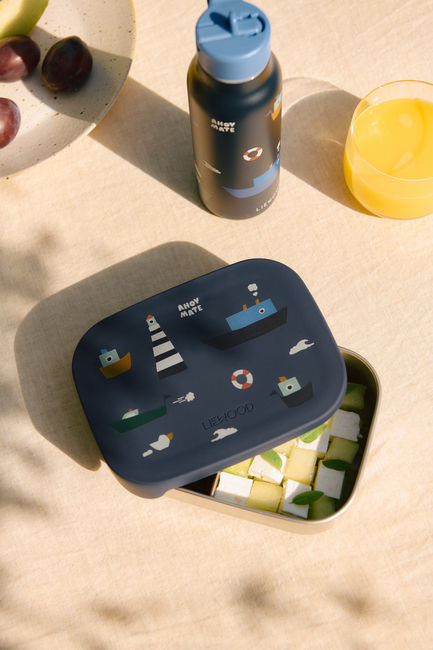 LIEWOOD Arthur  Mønstret Matboks, Sailing/Classic navy