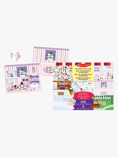 Melissa & Doug Klistremerkebok Lekehus 175 Stk