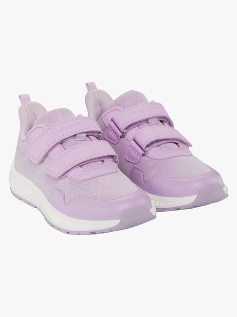 Viking Bouncy Glitter 2V Sneakers, Lilla