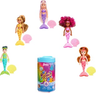 Barbie Color Reveal Chelsea Rainbow Mermaids Motedukke