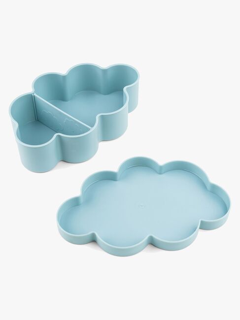 Done By Deer Lunsj- Og Snacksbokser med Sugerørkopp, Blue