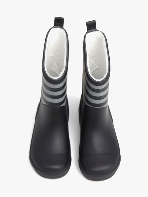 Nordbjørn Dunder Fôrede Gummistøvler, Grey/Black