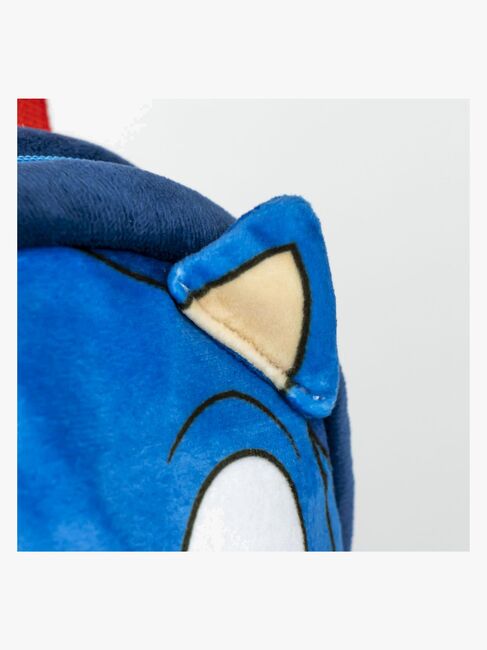 Sonic Plysj Ryggsekk, Blå