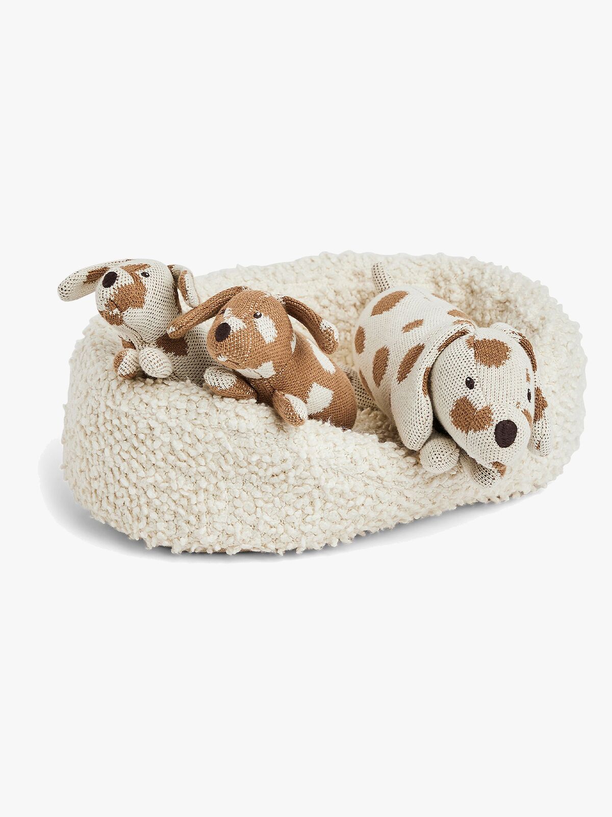 Smallstuff Hundekurv med Hundemamma og Valp