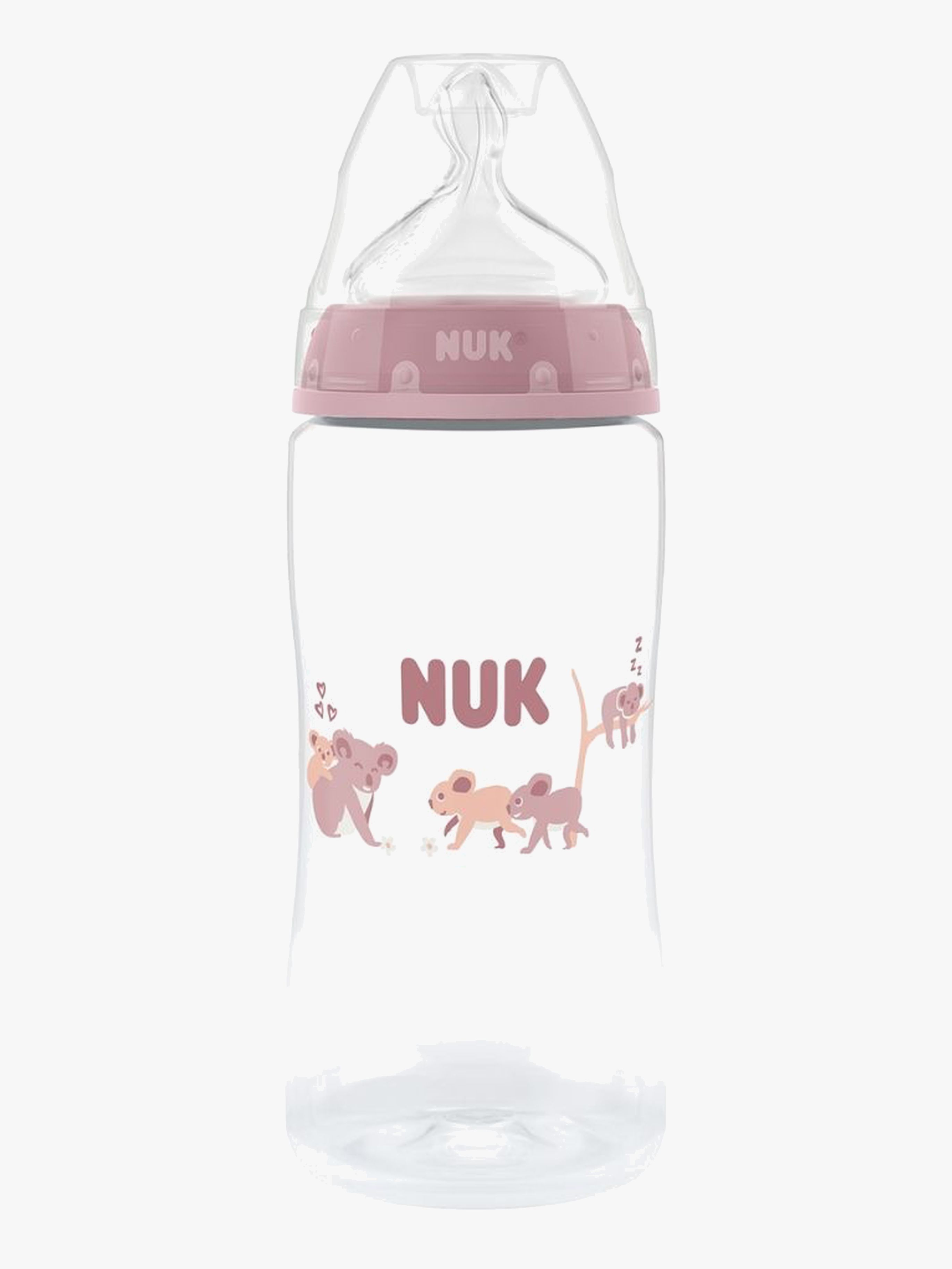 NUK First Choice Tåteflaske 300 ml, Koala - Tåteflasker & Tilbehør - Silikon