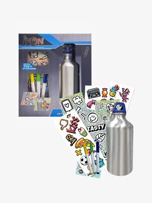 ICON Flaske med Klistremerker