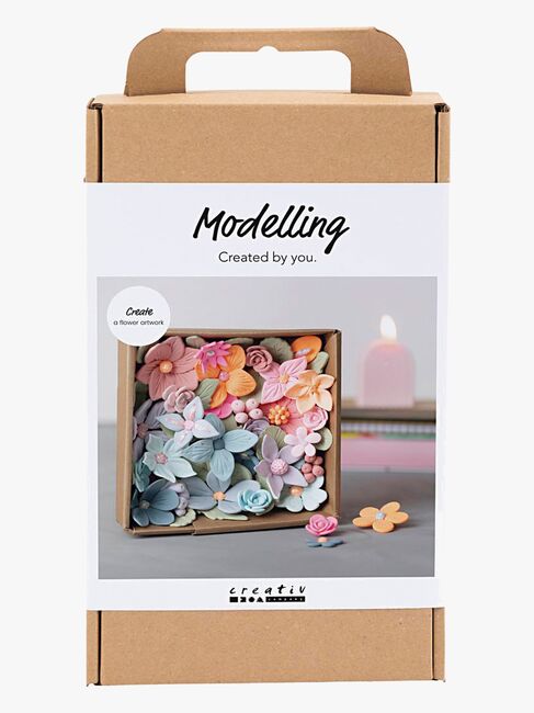 Creativ Company Hobbysett DIY Lufttørkende Leire Blomster