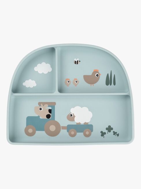 Done By Deer Tiny Farm Delt Tallerken, Blue