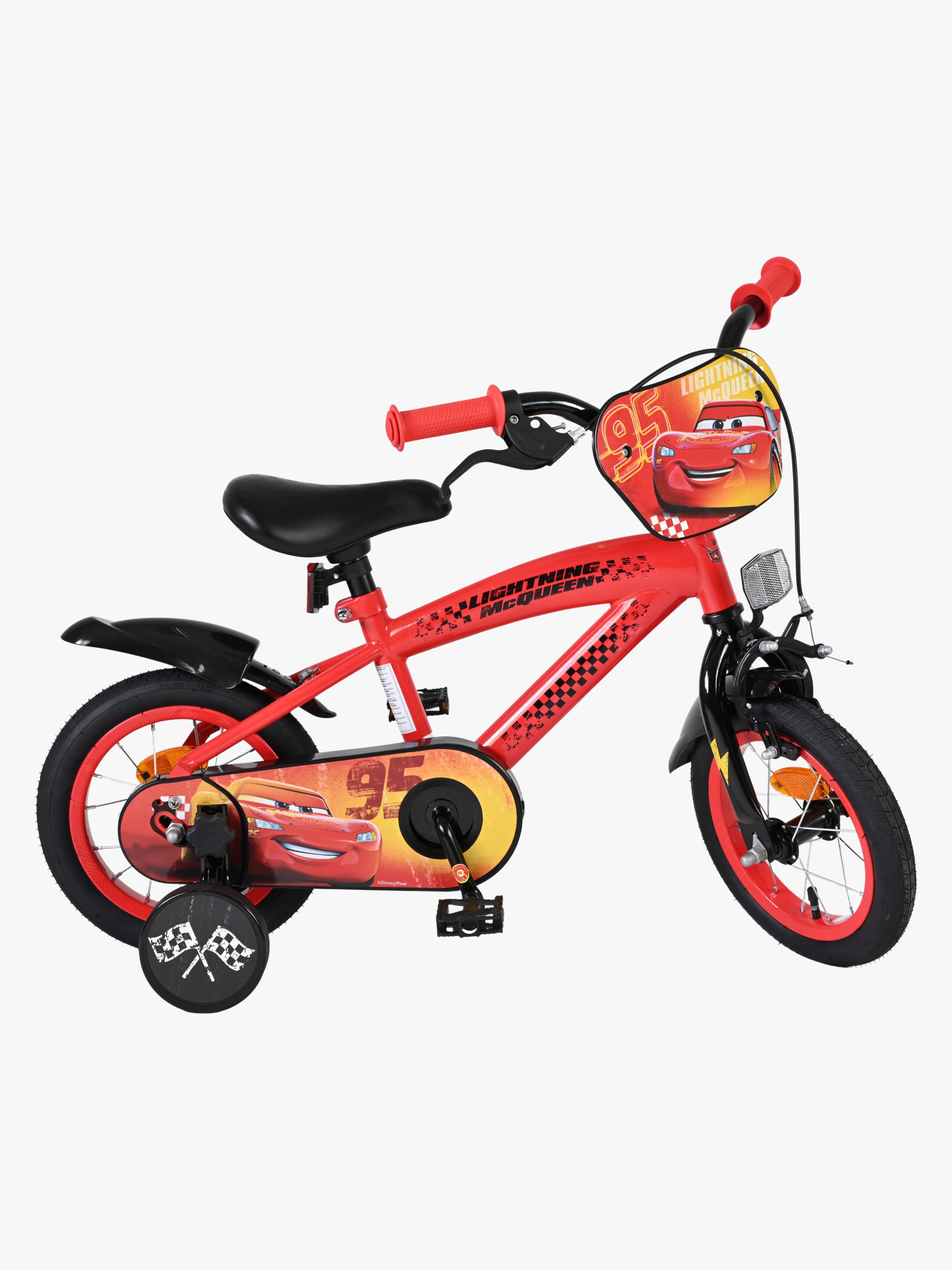 Disney Cars Sykkel 12 Tommer - Barnesykler - Metall,Plast,Gummi