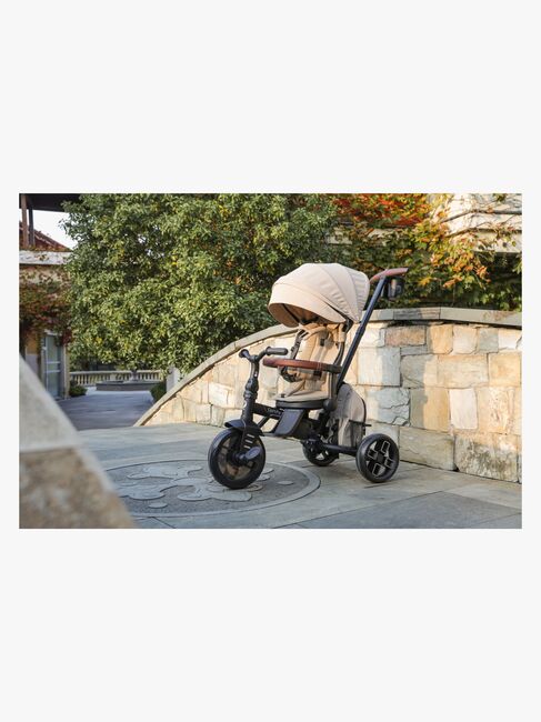 QPlay Comfo Max Sammenleggbar Trehjulssykkel, Beige