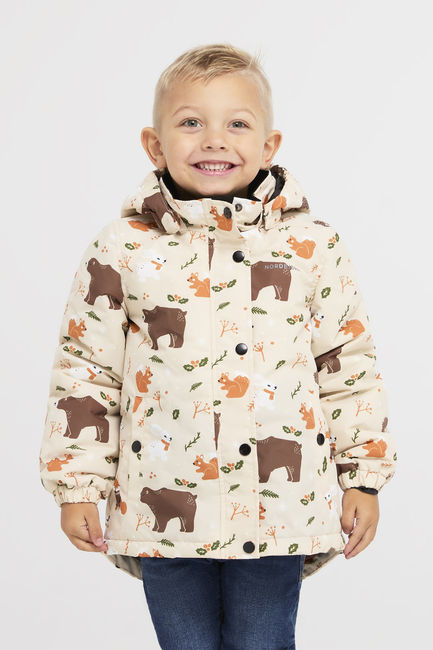 Nordbjørn Minilanche Vattert Jakke, Parchment